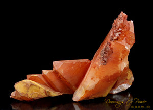 Red Lemurian Trigonic Record Keeper Crystal Cluster 'Soul Retrieval'