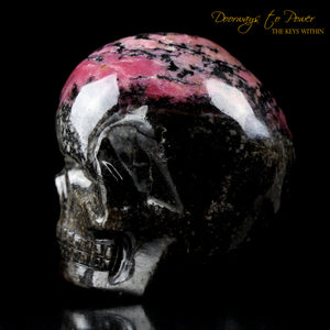 Rhodonite Magical Child Crystal Skull