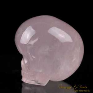Rose Quartz Magical Child Crystal Skull