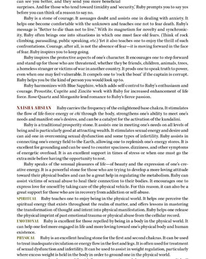 Ruby Metaphysical Properties