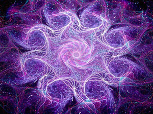 Sovereign Amethyst Monatomic Andara Crystal Sculpture 'SAHASRARA'