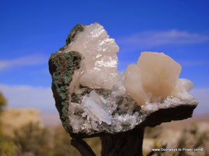 Stilbite + Chalcedony Matrix