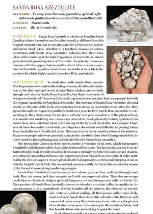 Sanda Rosa Azeztulite Altar Stone Azozeo Activated 'Light Body'