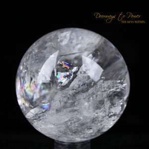 Satyaloka Azeztulite Quartz Crystal Sphere