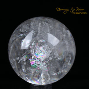 Satyaloka Azeztulite Quartz Crystal Sphere