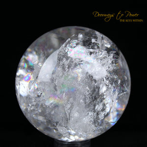 Satyaloka Azeztulite Quartz Crystal Sphere