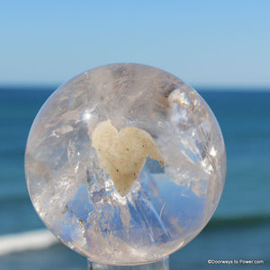 Satyaloka Azeztulite Sphere 'Heart of the Azez' Amazing & Rare