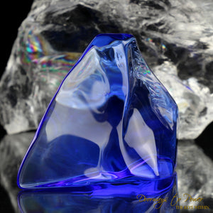Siberian Blue Quartz Crystal Altar Stone