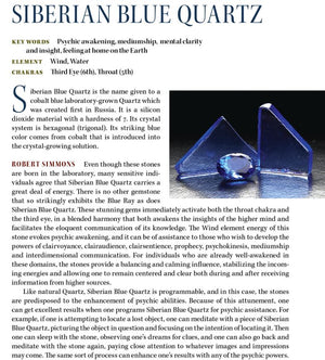 Siberian Blue Quartz Metaphysical Properties