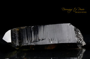 Smoky Citrine Lemurian Quartz Crystal 'Grounded In the All'