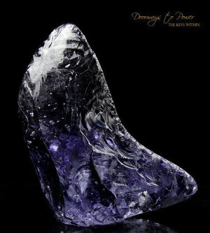 Sovereign Amethyst Monatomic Andara Crystal Sculpture 'SAHASRARA'