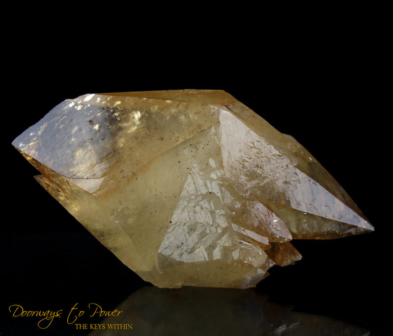 Stellar Beam Calcite Crystal Double Terminated 'Museum Quality'