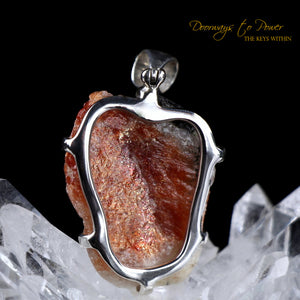 Sunstone Crystal Dragon Carving Talisman 'Pure Manifestation'