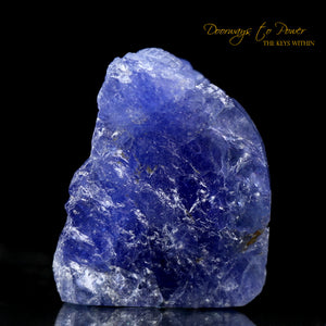 Large Ganesha Tanzanite Crystal Carving & Talisman