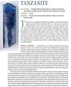 Tanzanite Crystal Properties