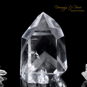 Clear Quartz Phantom Temple Heart Dow Master Crystal