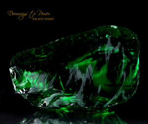 Thoth the Atlantean Emerald Green Andara Crystal 'Master of Mysteries'