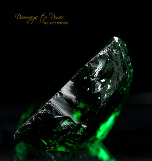 Thoth the Atlantean Emerald Green Andara Crystal 'Master of Mysteries'