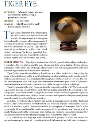 Tiger Eye Metaphysical Properties
