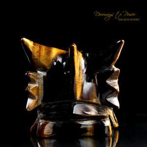 Tiger Eye Dragon Crystal