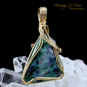 Tsavorite Pure Prosperity Crystal Pendant 14k 1