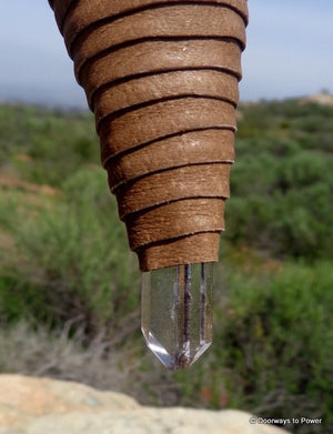 Turkey Smudge Fan w/ Tantric Twin Crystal