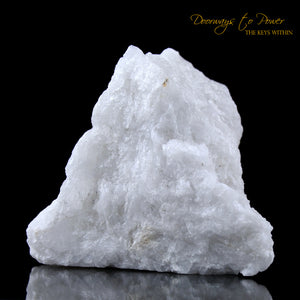 White Azeztulite Crystal Altar Stone Azozeo Activated