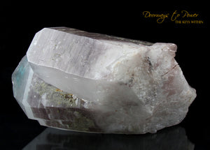 Ajoite Fine Twin Quartz Crystal XL 'Museum Quality'