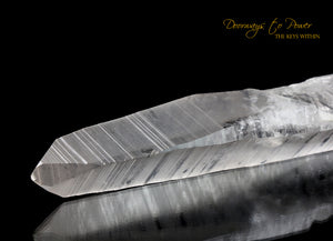 XL Lemurian Seed Record Keeper Crystal Laser Wand 'Sword of Light'