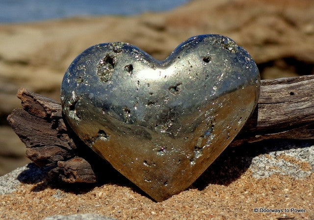 Pyrite Heart 2.75" Prosperity