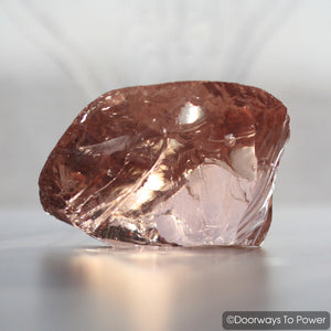 HGW Pink Lady Nellie Monatomic Andara Crystal ' Cosmic Heart'