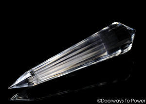 24 Sided Vogel Quartz Crystal Wand