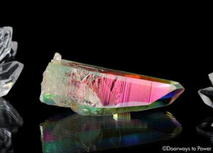 Angel Aura Colombian Lemurian Quartz Record Keeper Crystal 'Cherubim'