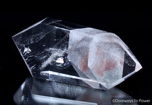 John of God Crystal DT Phantom Quartz Wand & Shaman Dow