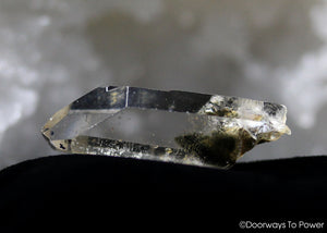 Brookite in Natural Quartz Point Record Keeper Synergy 12 Stone