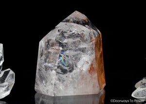 Tangerine Lemurian Quartz Dow Crystal