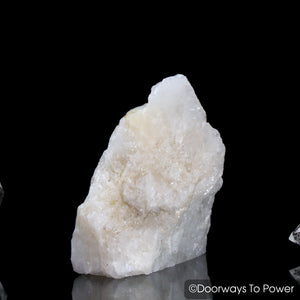 White Azeztulite Crystal Altar Stone Synergy 12