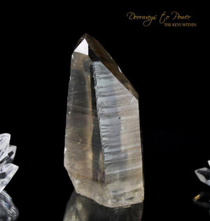 Golden Lemurian Seed Quartz Record Keeper Crystal