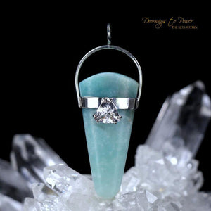 Azumar Satyaloka Azeztulite Crystal Pendant 'Samadhi'