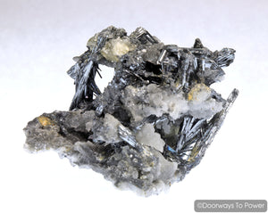 Stibnite & Calcite Specimen 'ODYSSEY' Collectors Quality