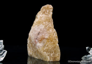Himalaya Red Gold Azeztulite Crystal Altar Stone Azozeo Activated