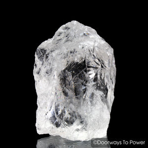 Satyaloka Clear Azeztulite Master Record Keeper Crystal Altar Stone