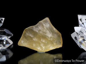 Libyan Desert Glass Specimen Gold Tektite