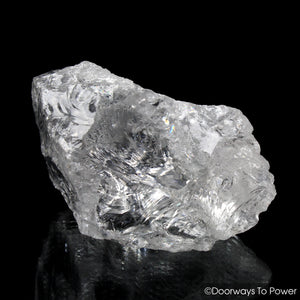 Satyaloka Clear Azeztulite Rainbow Quartz Master Record Keeper Starbrary Crystal