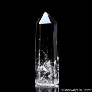 John of God Quartz Casa Crystal Point w/ Rainbows 'Manifest Spirit Isis'