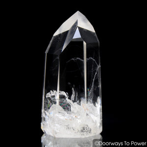 John of God Phantom Quartz Crystal Temple Heart Dow & Rainbows