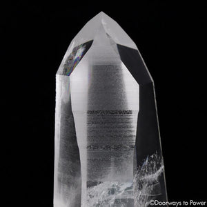 Lemurian Penetrator Quartz Temple Heart Dow Master Crystal 'Black Butterfly'