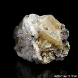 Synergy 12 Golden Herderite Crystal Specimen