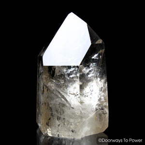 Golden Lemurian Seed Pleiadian Starbary Quartz Crystal Point