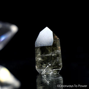 Brookite in Natural Quartz Dow Crystal Point